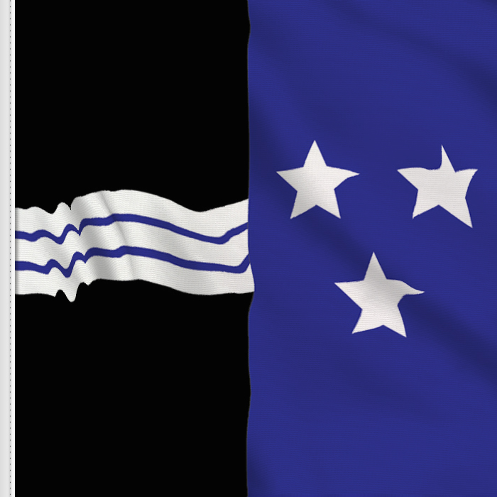 flag sticker of Aargau