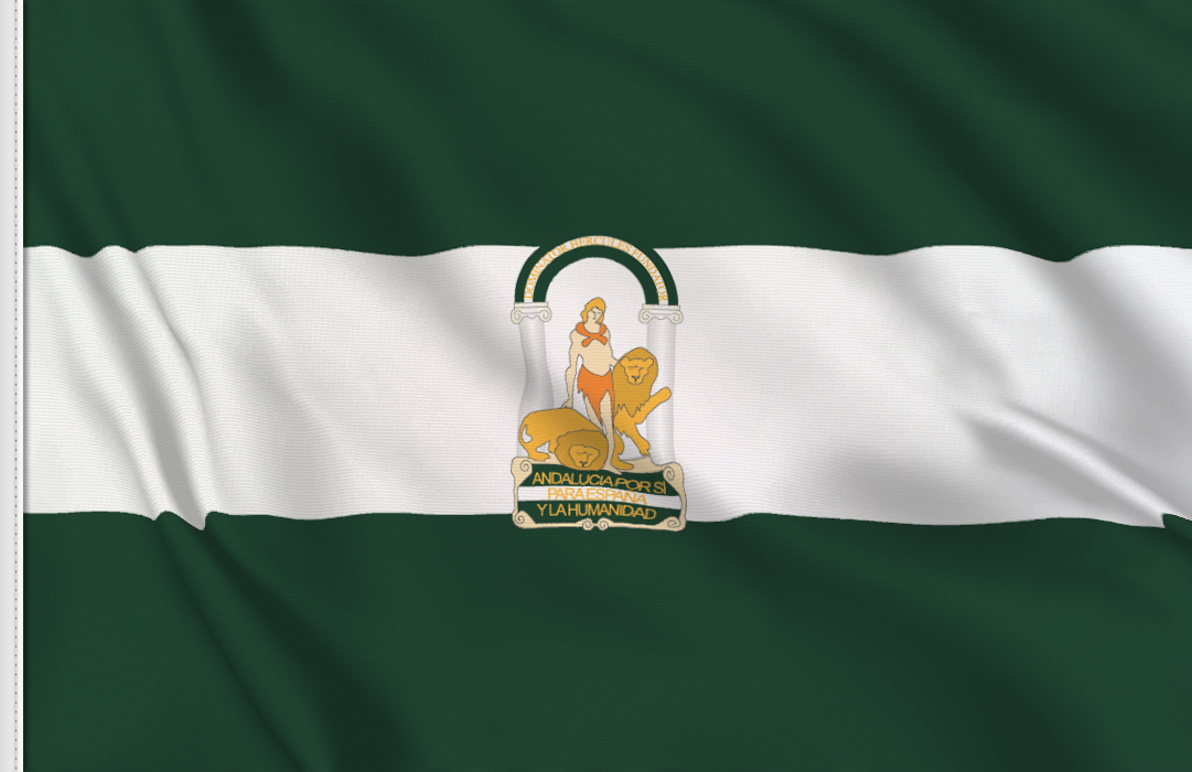 flag sticker of Andalucia