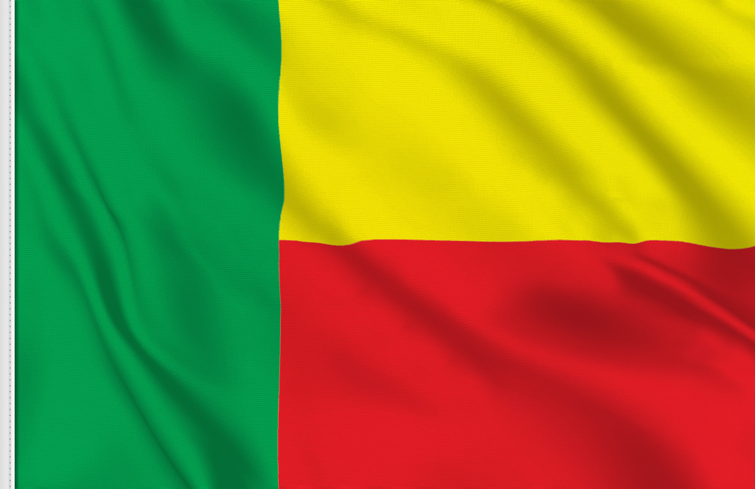 flag sticker of Benin