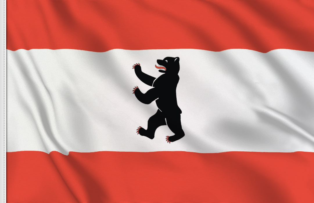 flag sticker of Berlin