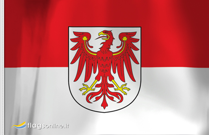 flag sticker of Brandenburg