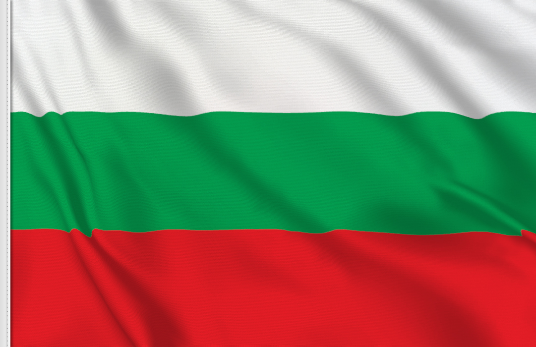 flag sticker of Bulgaria