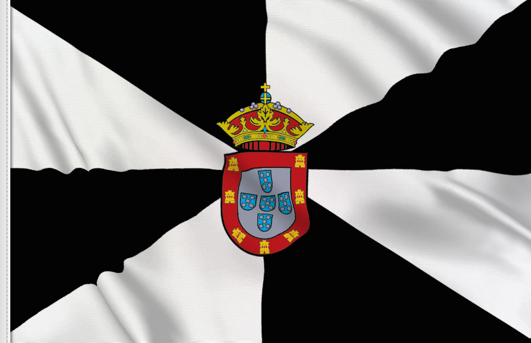 flag sticker of Ceuta
