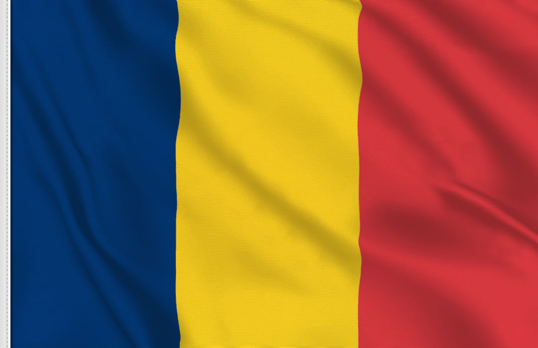 flag sticker of Chad