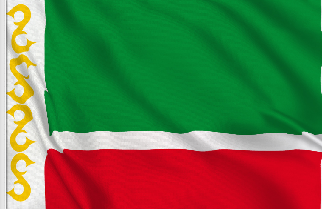 bandera adhesiva de Rep-Chechenya