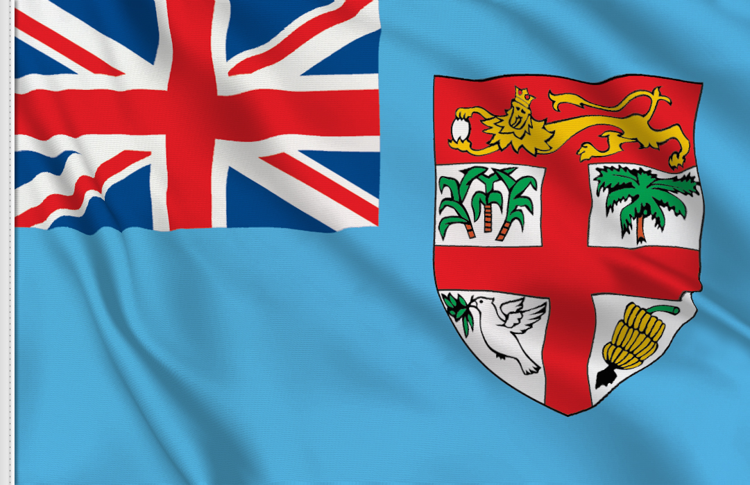 Fiji flag sticker