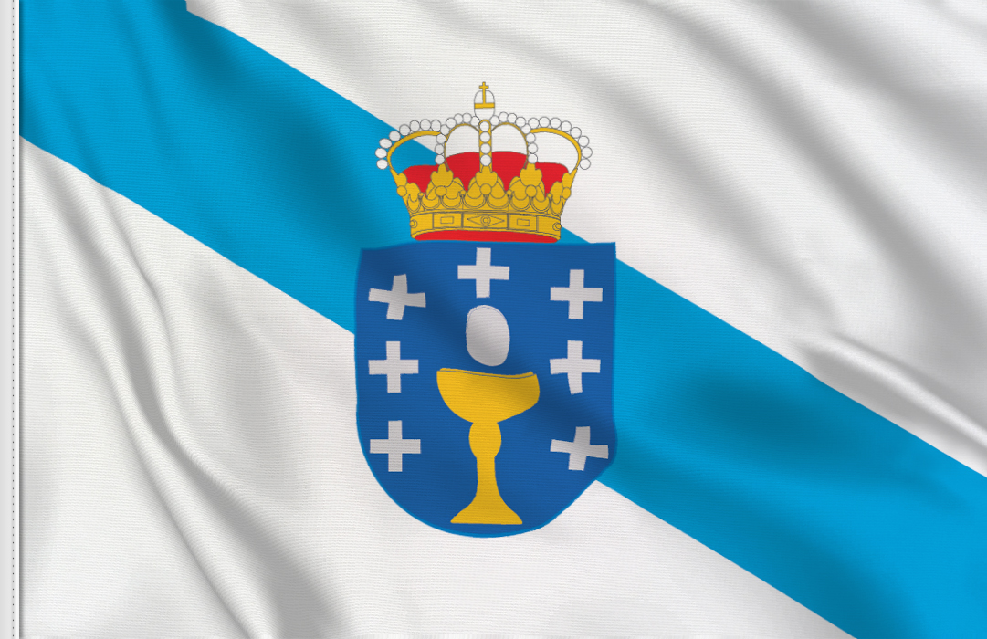 flag sticker of Galicia
