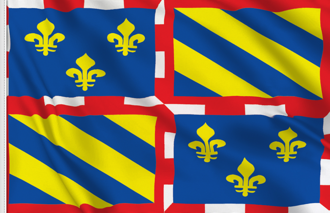 bandera adhesiva Borgona bandera adhesiva Borgona