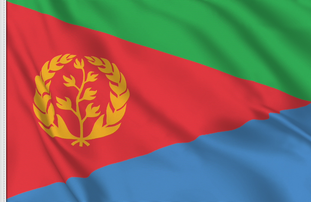 bandera adhesiva Erythree
