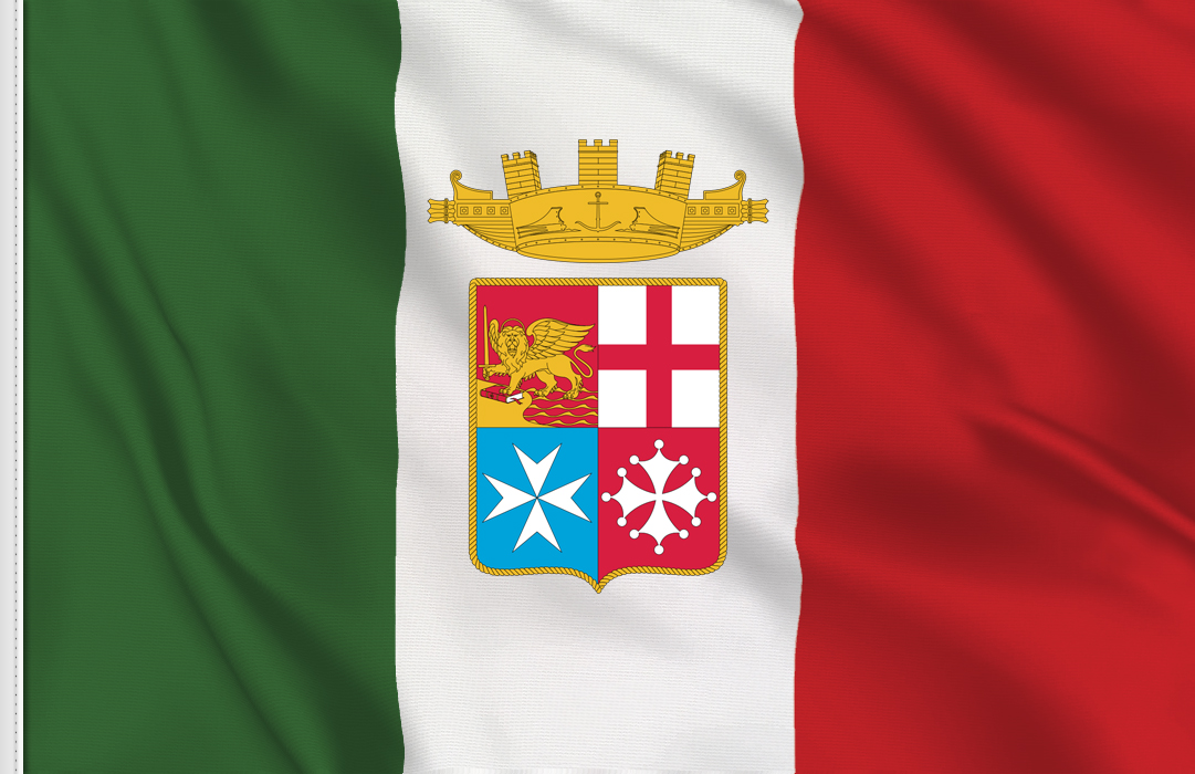 bandera adhesiva Italia Marina Militar