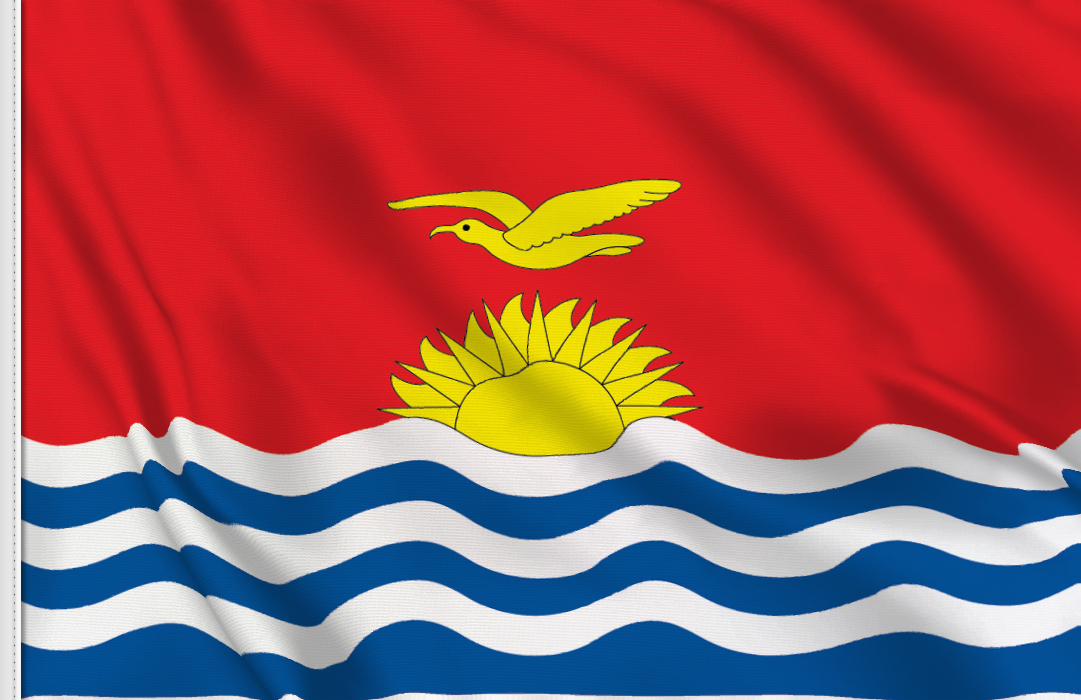 bandera adhesiva Kiribati