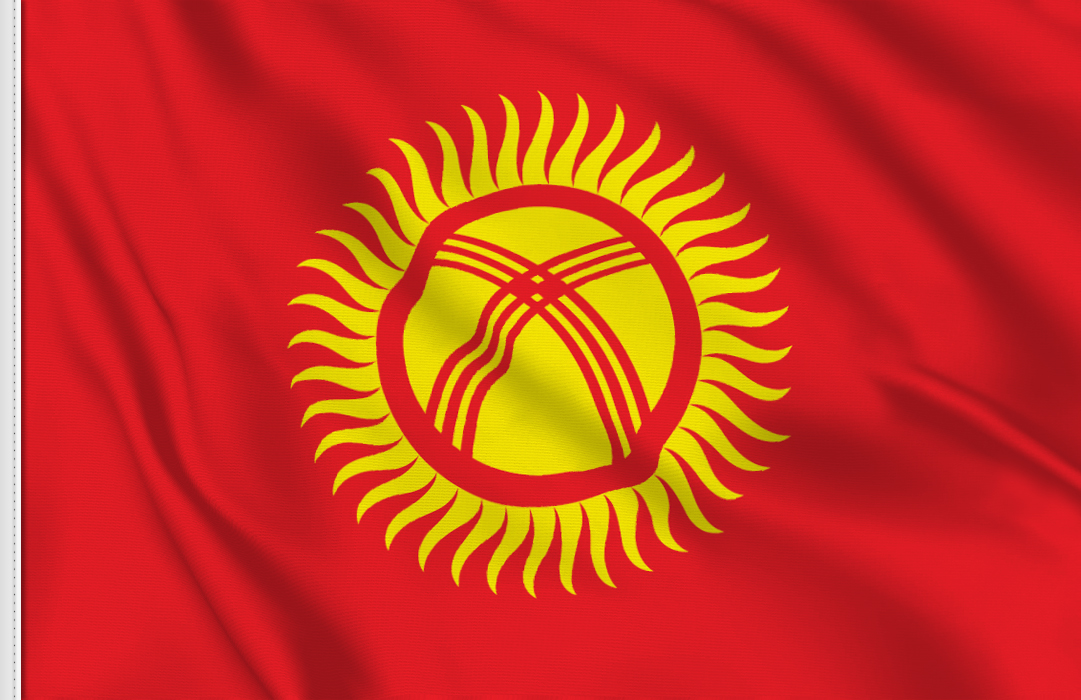 bandiera adesiva Kirguizistan