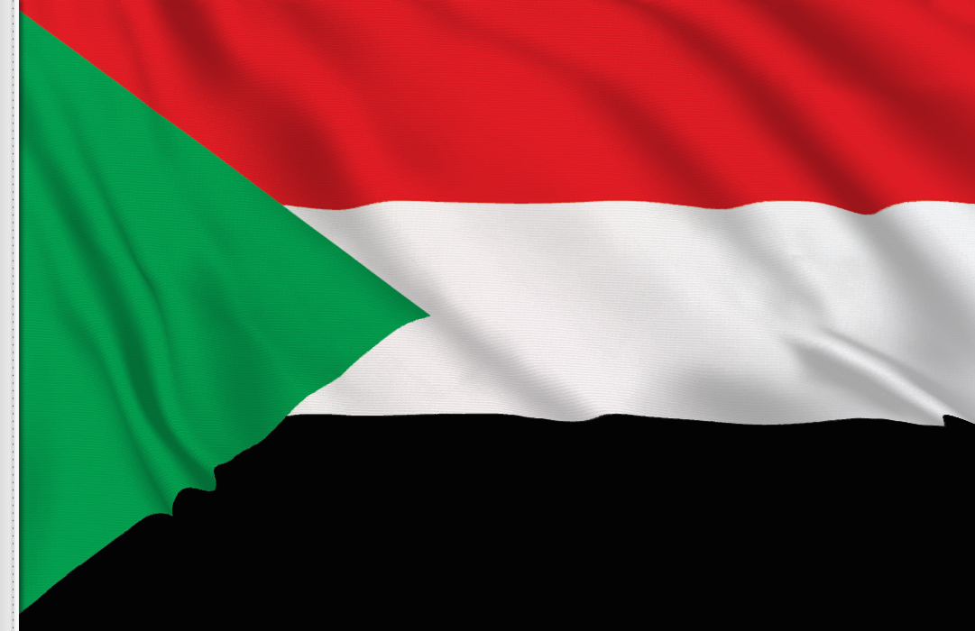 bandera adhesiva Soudan