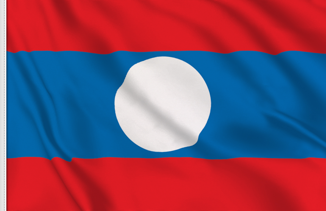 Laos flag sticker