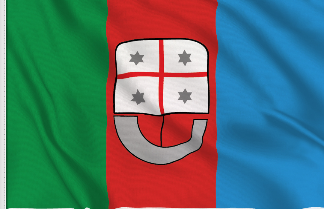 flag sticker of Liguria