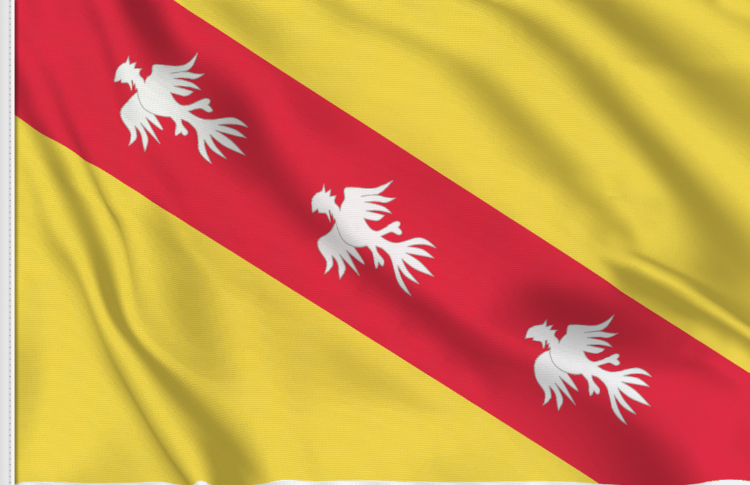 flag sticker of Lorraine