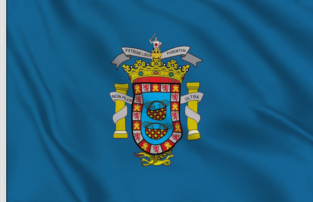 flag sticker of Melilla