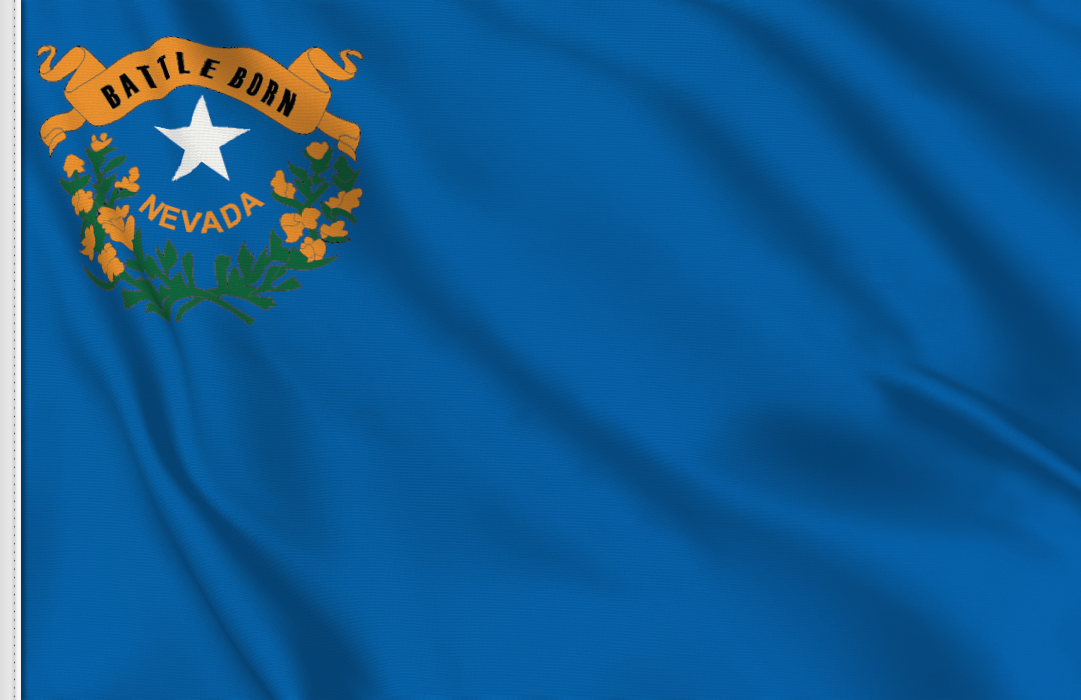 bandera adhesivo de Nevada