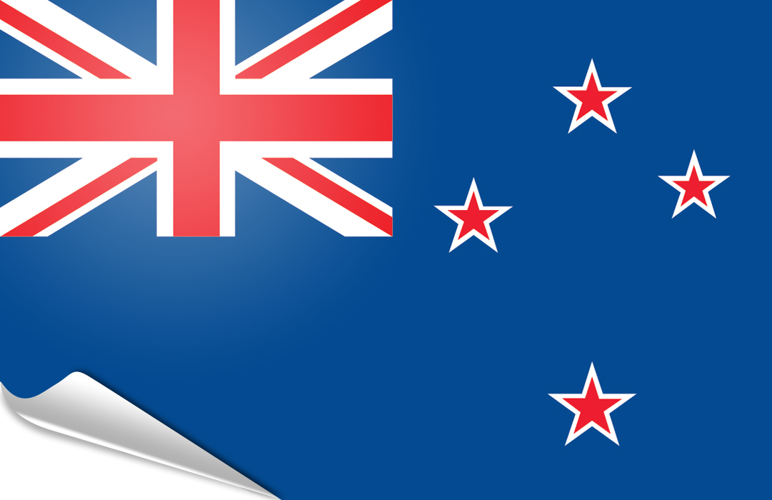 bandera adhesivo de Nouvelle-Zelande