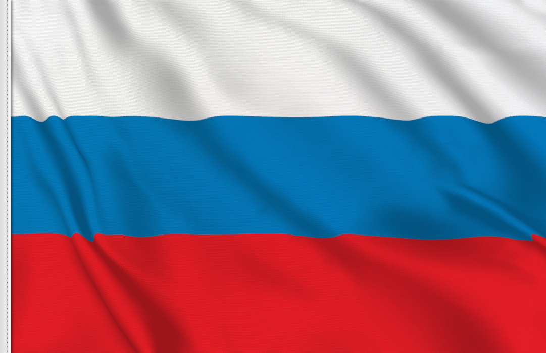 bandera adhesiva de Rusia