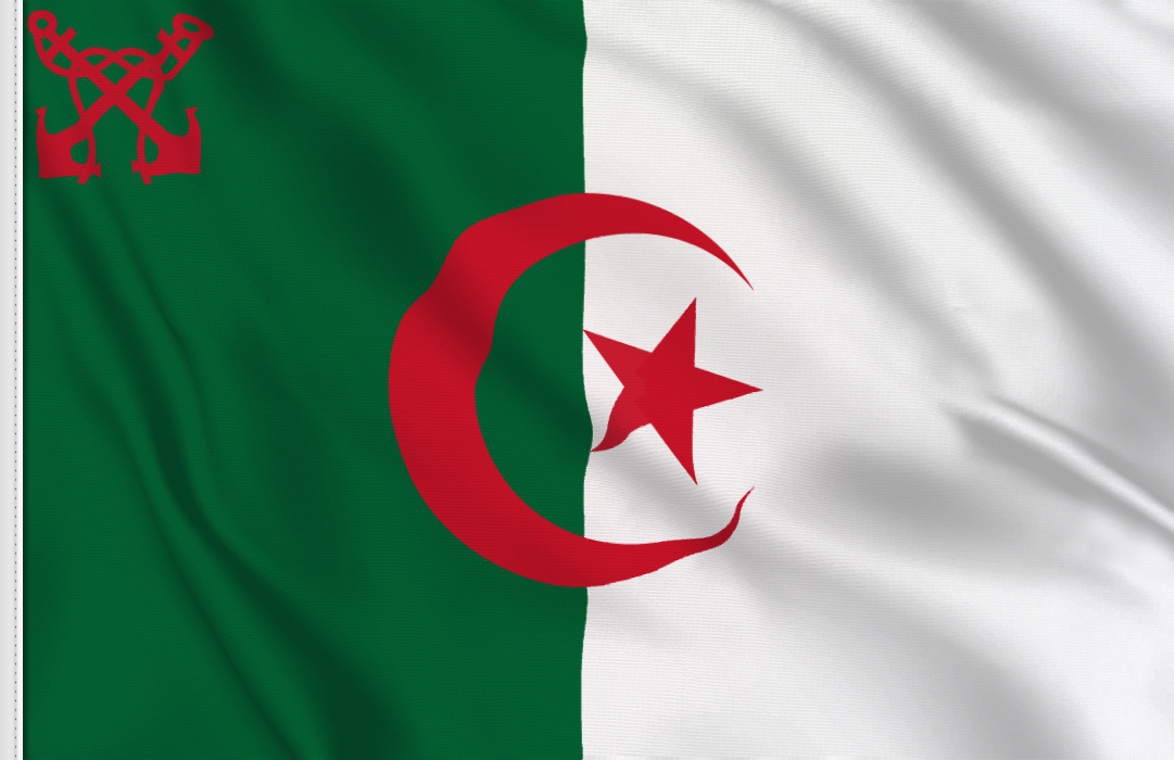 bandera de Argelia Marina Militar