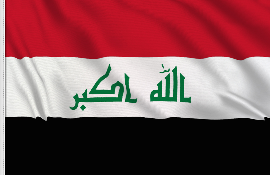 table flag of Iraq