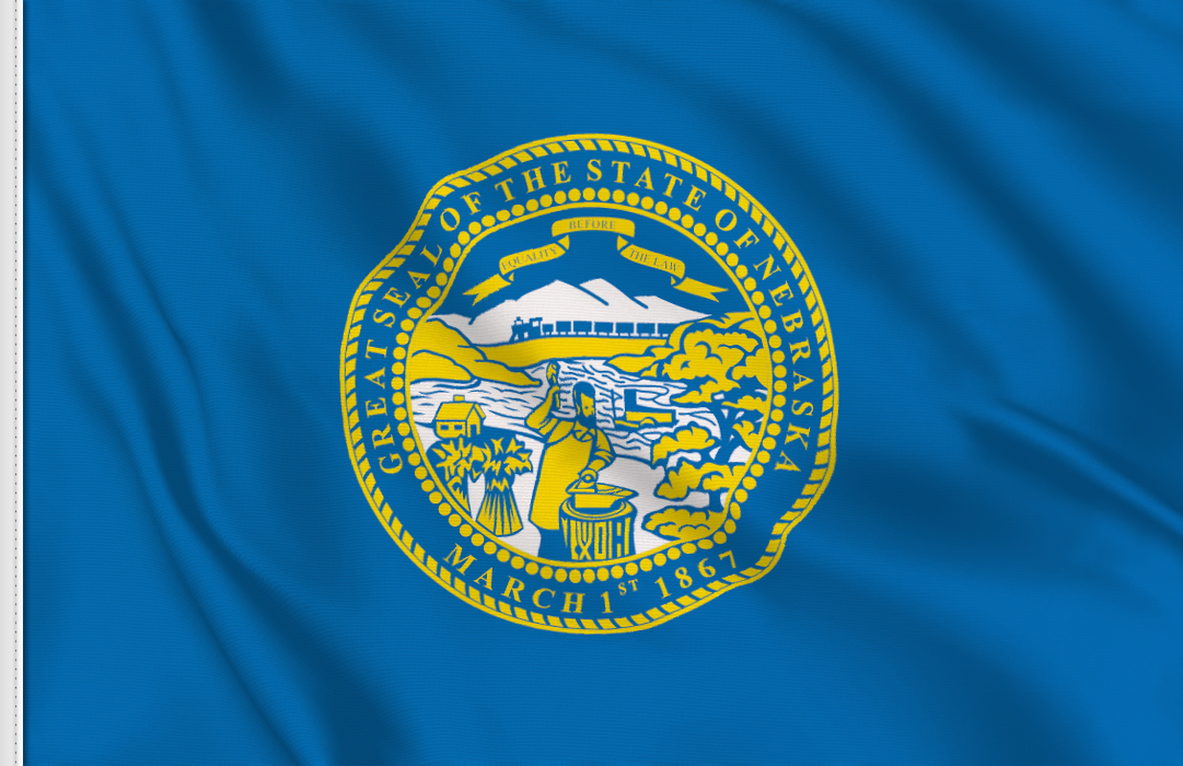 fahne Nebraska, flagge von Nebraska