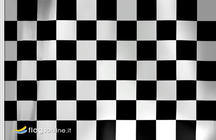 bandera de Fin de la sesion carrera