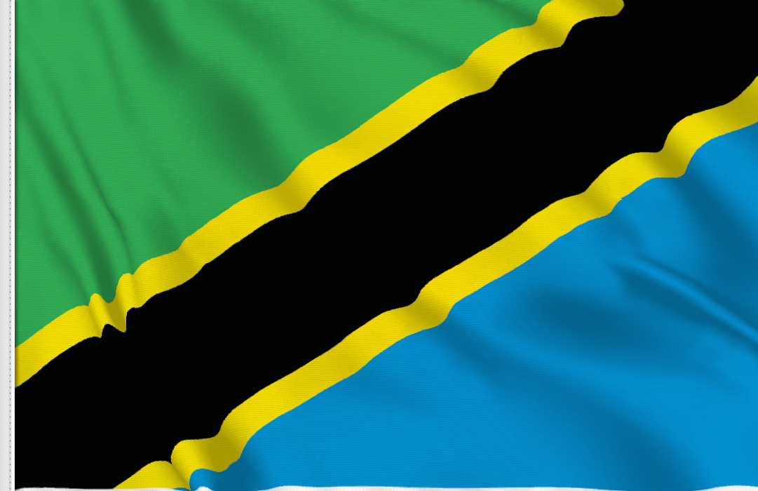 fahne Tansania, flagge von Tansania fahne Tansania, flagge von Tansania