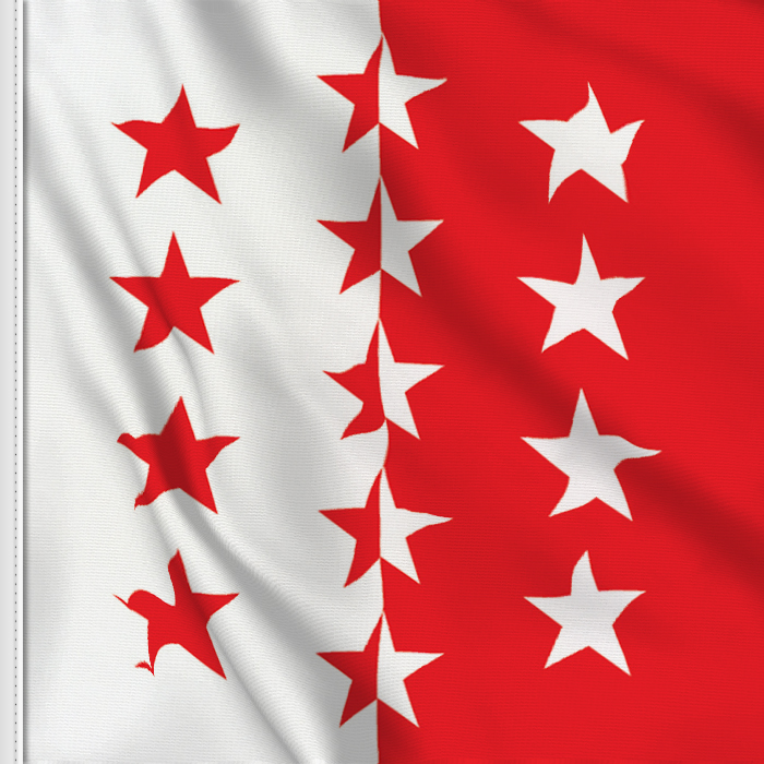 bandera de Valais-Wallis