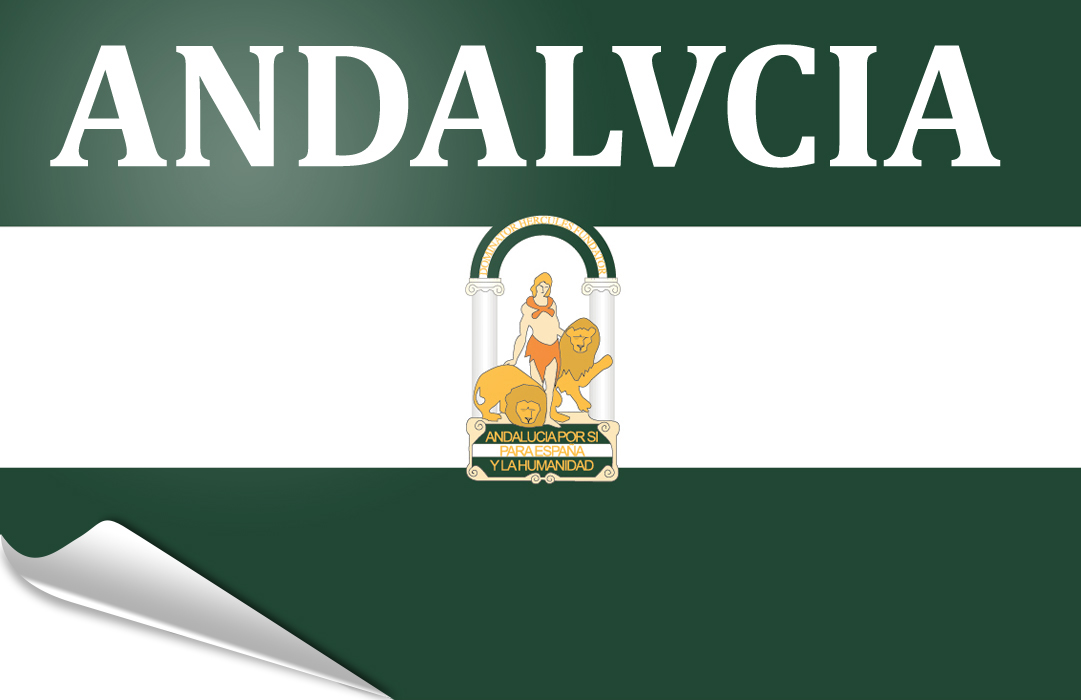 bandera adhesiva de Andalusia-arbondaira bandera adhesiva de Andalusia-arbondaira