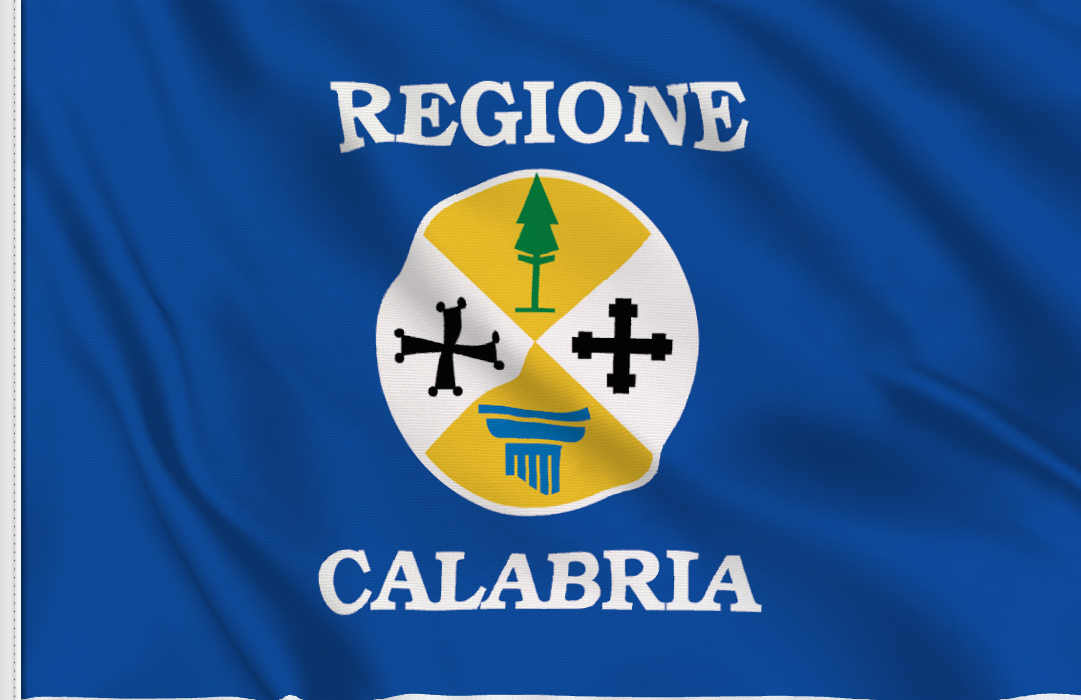 Calabria flag stickers