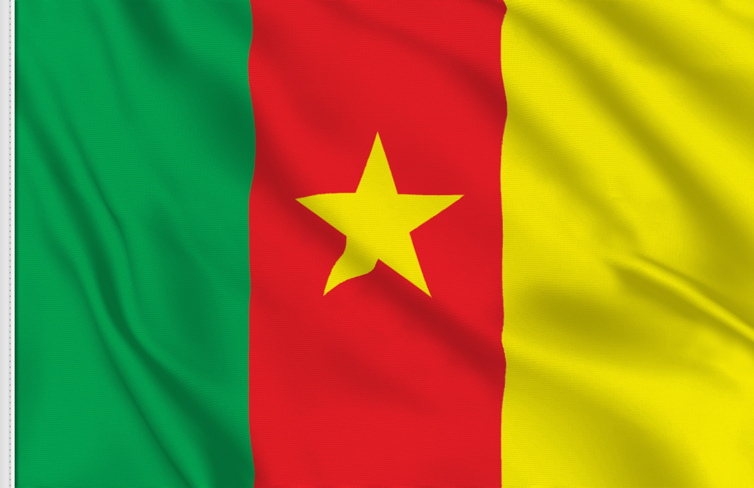 Cameroon flag stickers