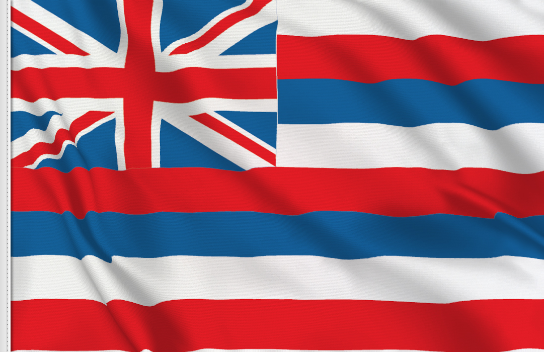 Hawaii flag stickers