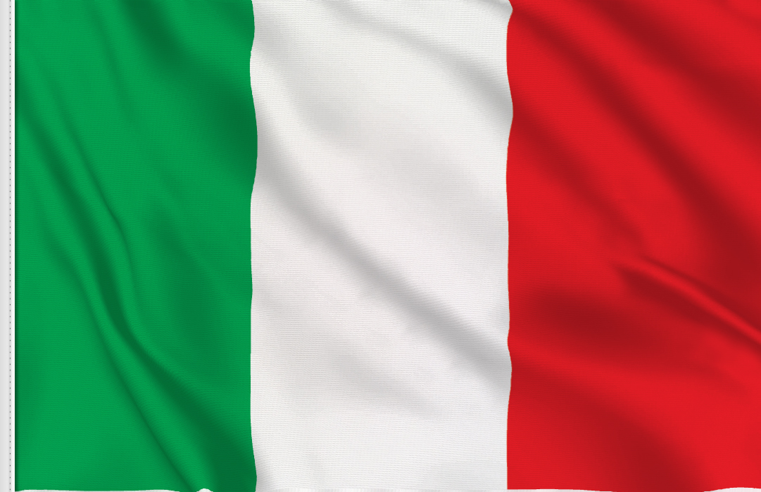 Italy flag stickers