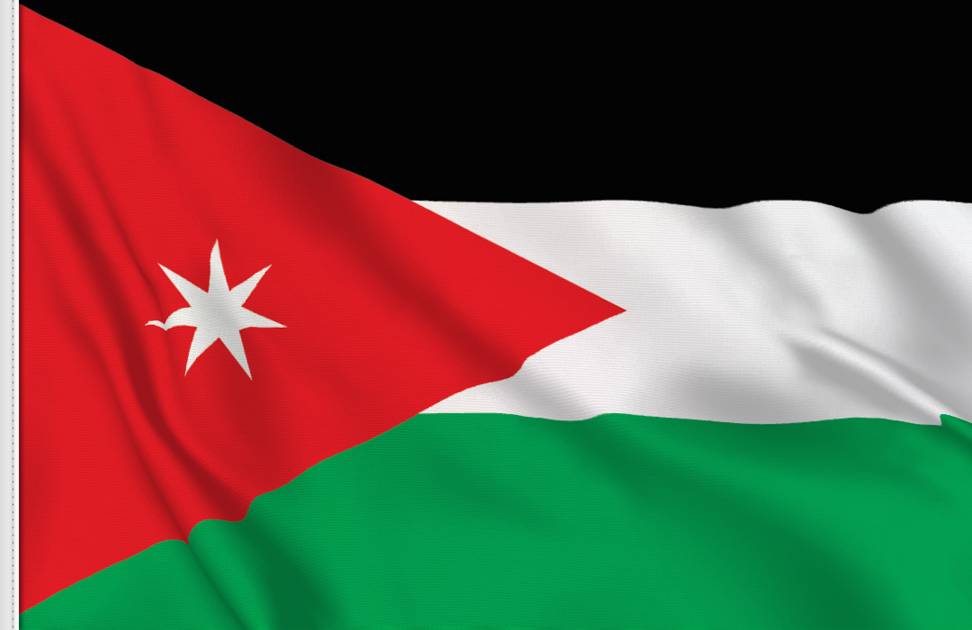 Jordan flag stickers