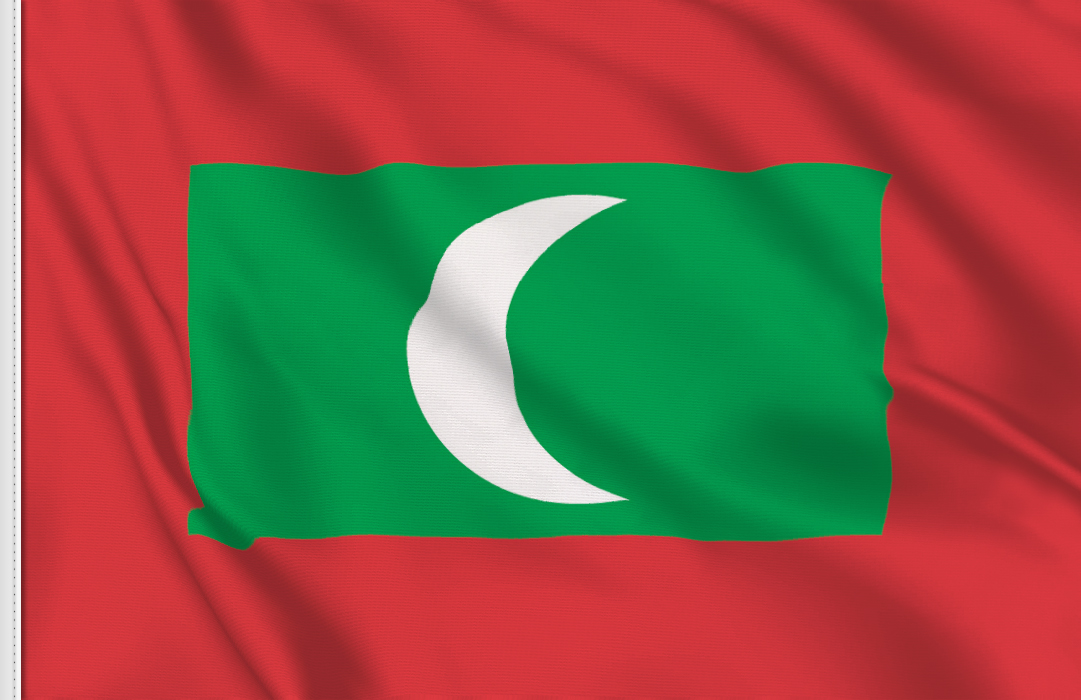 Maldives flag stickers