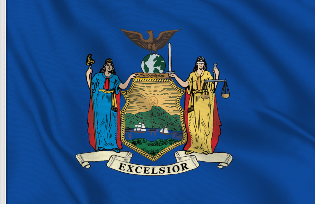 New-York flag stickers