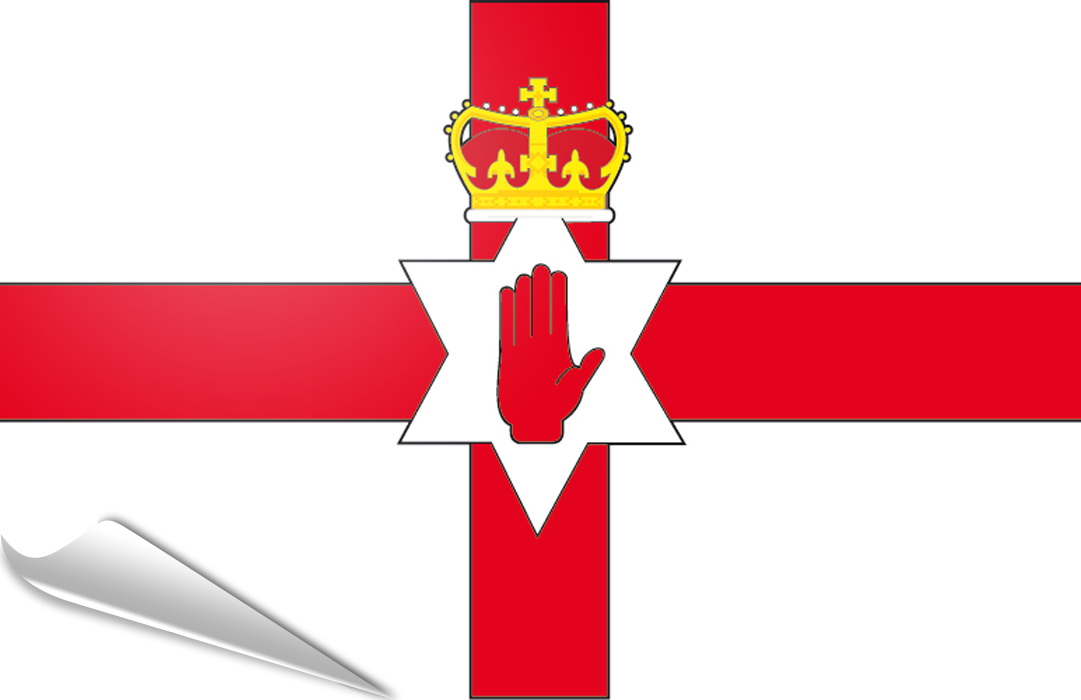 bandera adhesiva de Irlanda del Norte bandera adhesiva de Irlanda del Norte