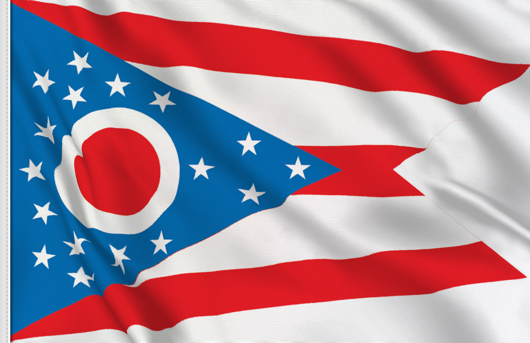 Ohio Aufkleber, Autoaufkleber Flaggen von Ohio Ohio Aufkleber, Autoaufkleber Flaggen von Ohio