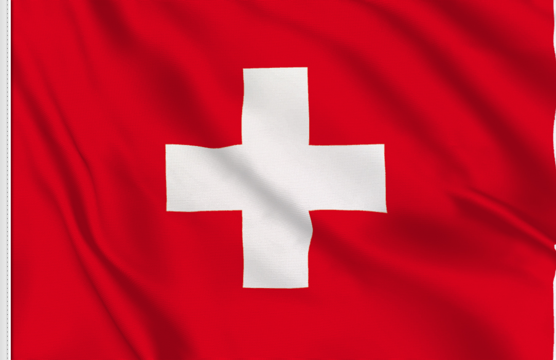 flag sticker of Switzerland flag sticker of Switzerland