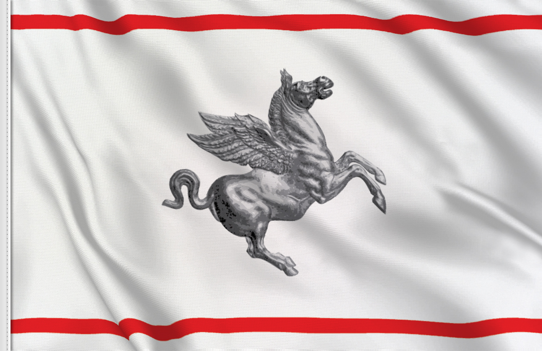 flag sticker of Tuscany flag sticker of Tuscany