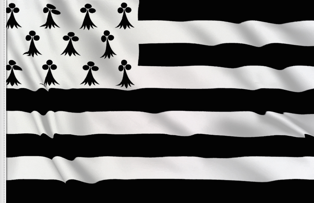 fahne Bretagne, flagge bretonische fahne Bretagne, flagge bretonische