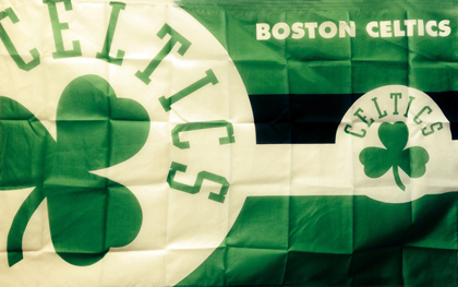 Boston Celtics flag Boston Celtics flag