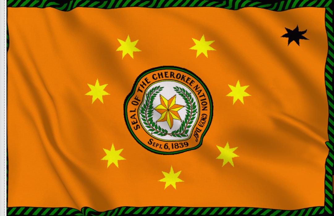 Nacion Cherokee flag Nacion Cherokee flag