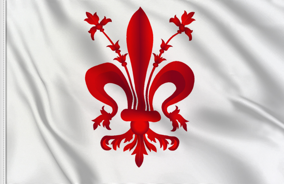 fahne Florenz, flagge von Florenz fahne Florenz, flagge von Florenz