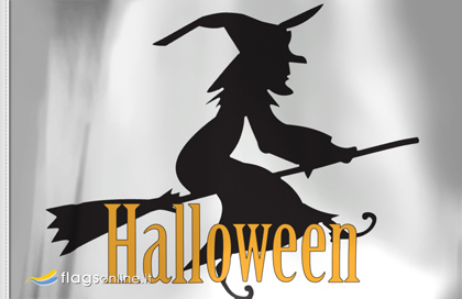 fahne Hexe von Halloween, flagge von Halloween fahne Hexe von Halloween, flagge von Halloween