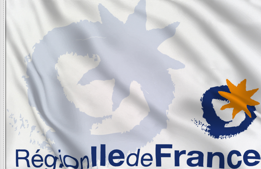fahne Ile-de-France, flagge der Île-de-France fahne Ile-de-France, flagge der Île-de-France
