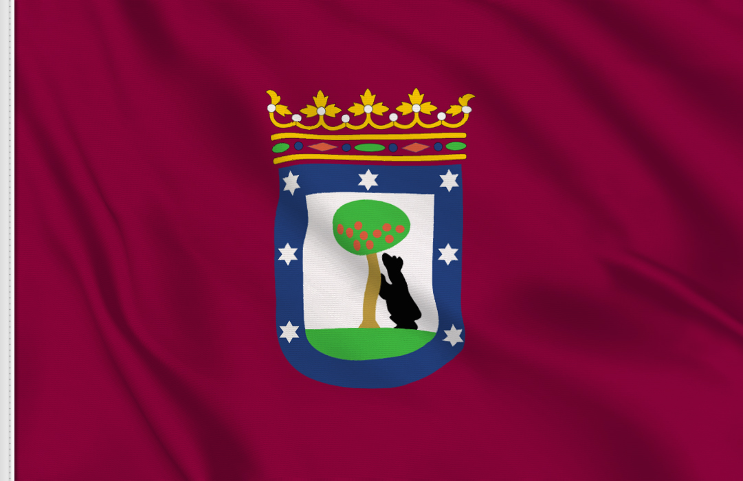 Madrid city flag Madrid city flag