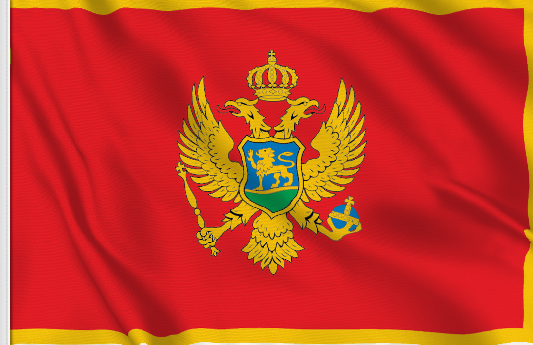 Montenegro table flag Montenegro table flag